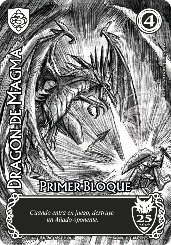 DRAGON DE MAGMA ANIVERSARIO 25 AÑOS PB