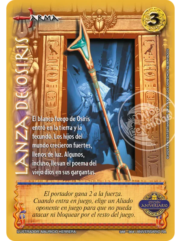 Lanza de Osiris Kit de Batalla Ra - aniversario