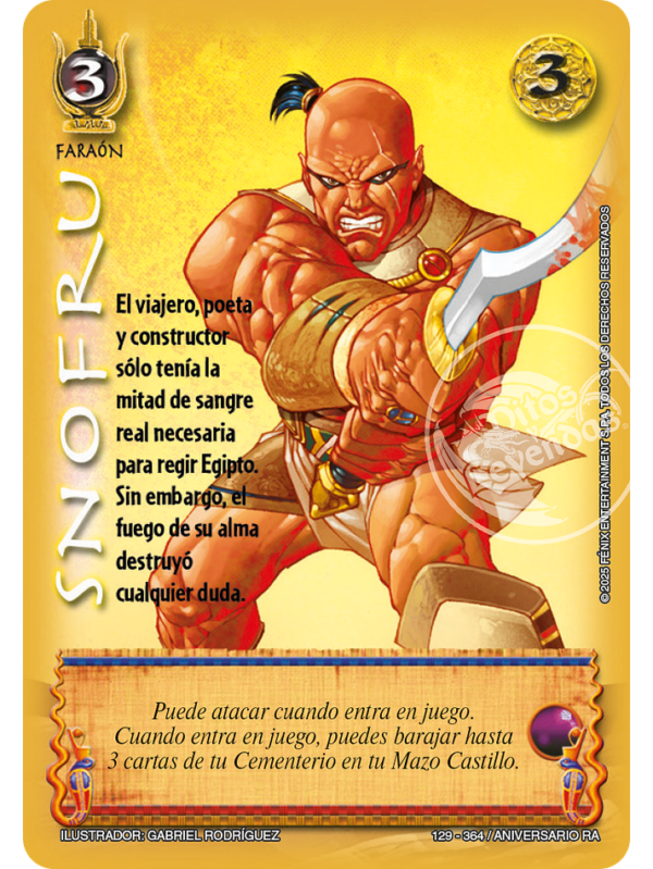 Snofru Rework Aniversario de Ra - Real